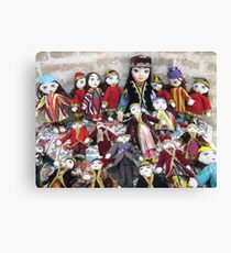 Traditional Uzbek Dolls for Sale Canvas Print