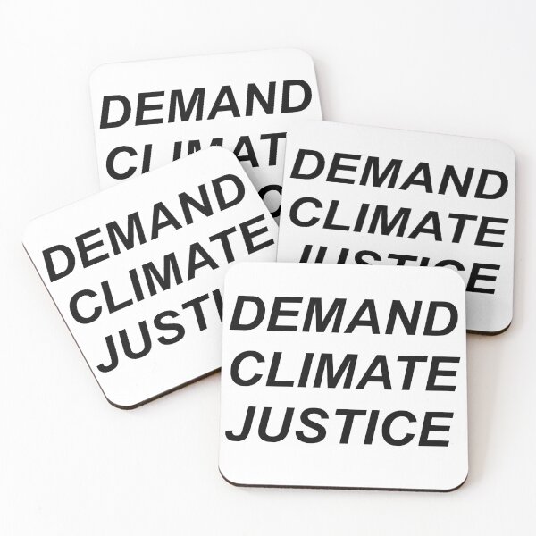 Item preview, Demand Climate Justice designed and sold by Mazie Kate.