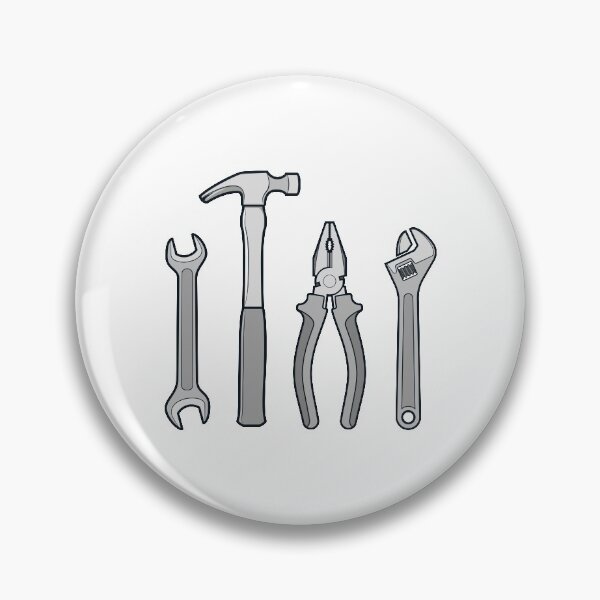 Item preview, Tools for manual labor. Pliers. Wrench. Hummer. Spanner. Key designed and sold by Volonoff.