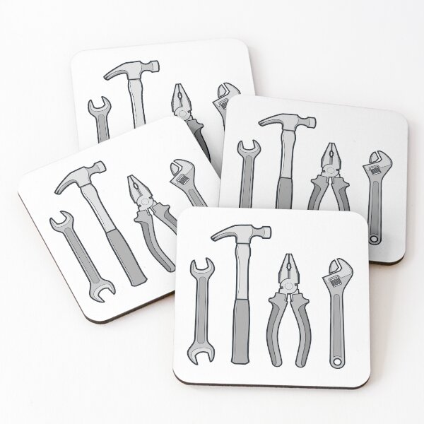 Item preview, Tools for manual labor. Pliers. Wrench. Hummer. Spanner. Key designed and sold by Volonoff.