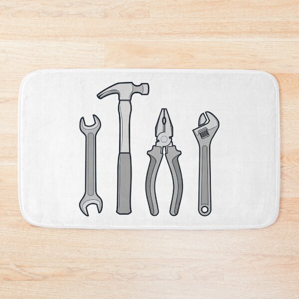 Item preview, Tools for manual labor. Pliers. Wrench. Hummer. Spanner. Key designed and sold by Volonoff.