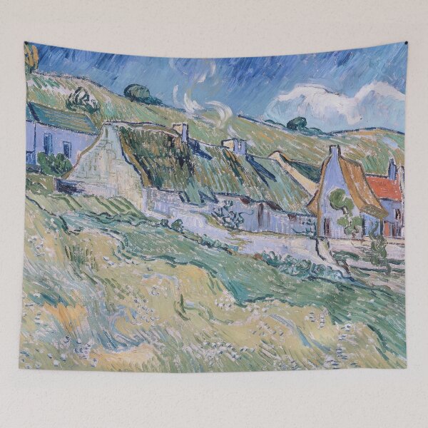 Item preview, Vincent Van Gogh - A Group Of Cottages  designed and sold by vakashop.