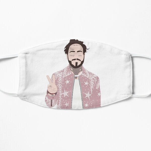 post malone Flat Mask