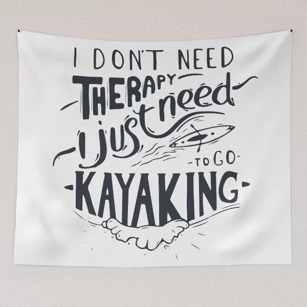 Item preview, Kayaking not Therapy designed and sold by ssduckman.