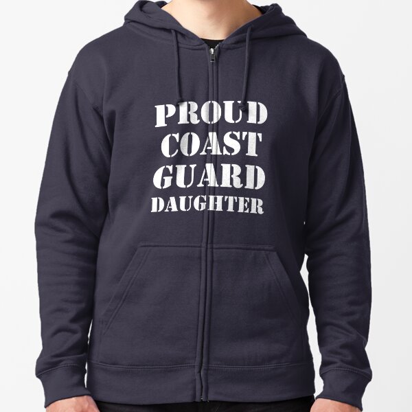 coast guard zip up hoodie