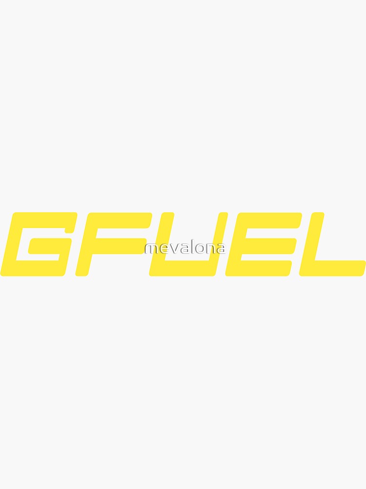 "GFUEL" Sticker for Sale by mevalona Redbubble