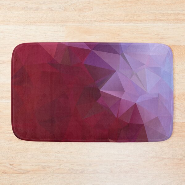 Item preview, POPPY RED & LILAC LOWPOLY designed and sold by EDDESIGNFORFUN.
