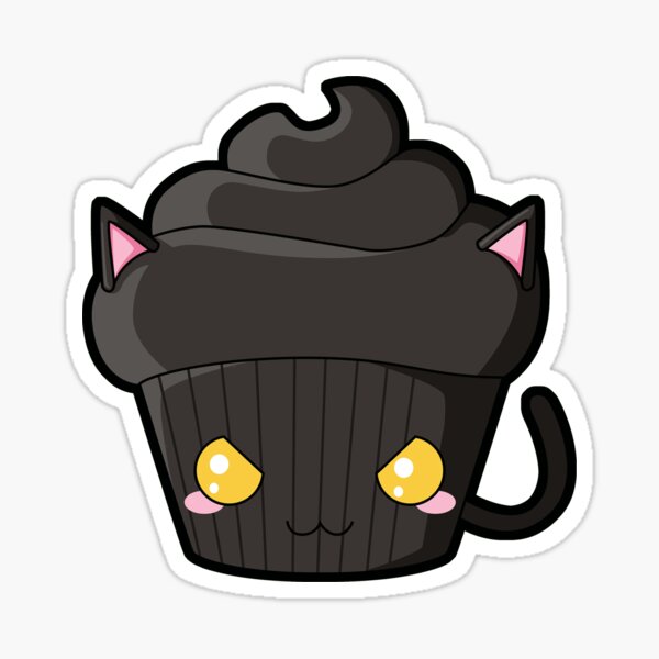 Bad Cat Stickers Redbubble - muffin cat decal roblox
