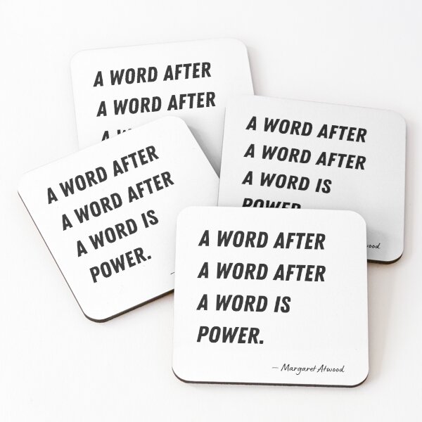 Item preview, “A word after a word after a word is power.” - Margaret Atwood designed and sold by EnlightParis.