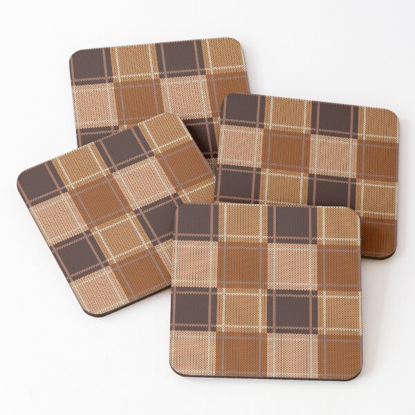 Item preview, Natural Brown Tan Auburn Knit Style Design for Apparel and Accessories designed and sold by inquestyle.
