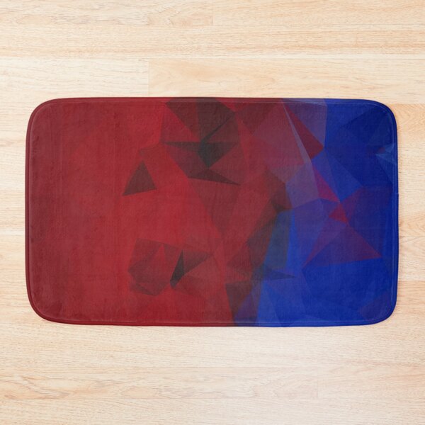 Item preview, COBALT AND RED LOWPOLY designed and sold by EDDESIGNFORFUN.