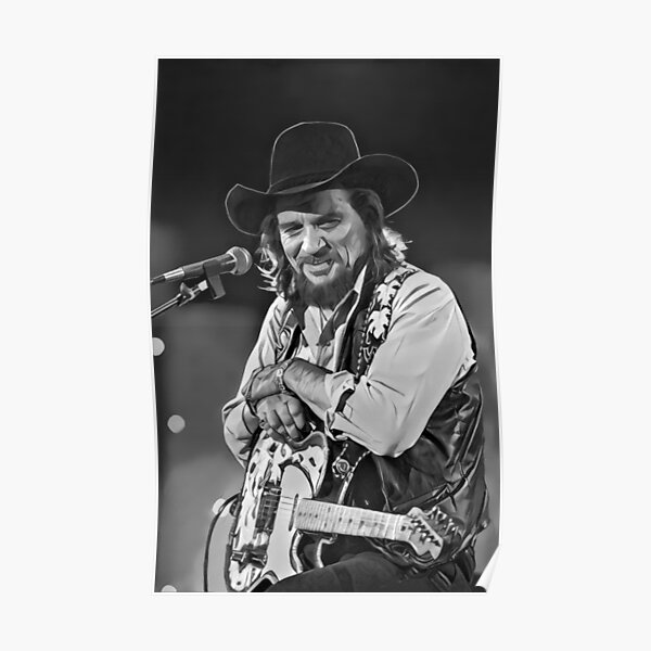 Waylon Jennings Legend Poster