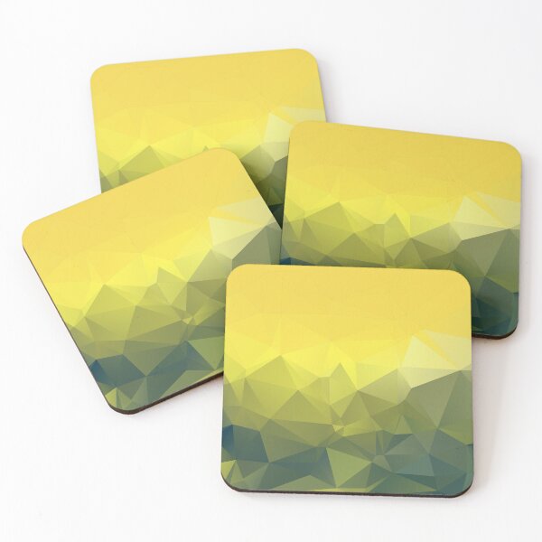 Item preview, YELLOW AND KHAKI LOWPOLY designed and sold by EDDESIGNFORFUN.