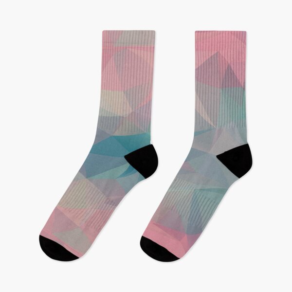 Item preview, BUBBLEGUM PINK AND POWDER BLUE LOWPOLY designed and sold by EDDESIGNFORFUN.