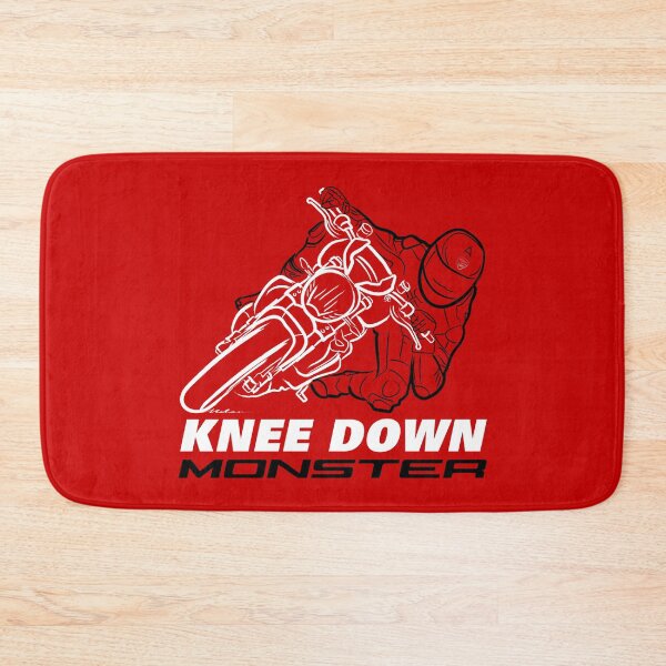 Item preview, Knee Down Monster for Monster Lovers - RED Edition with phrase - Biker Quotes designed and sold by etoide.
