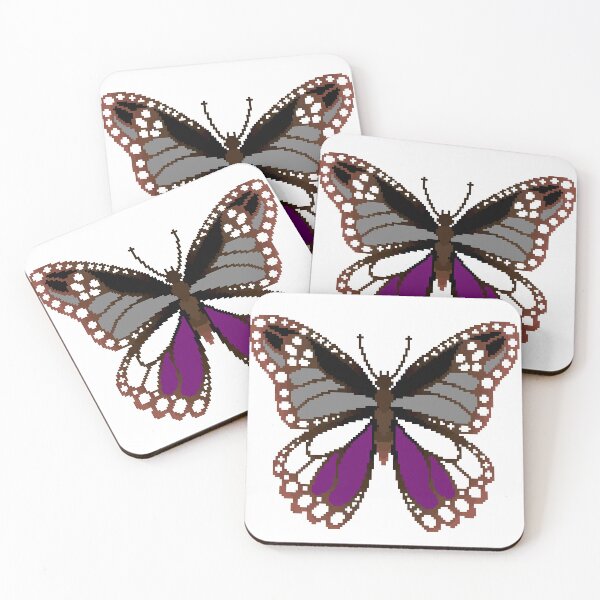 Item preview, Ace Pride Butterfly designed and sold by MetallicWings15.