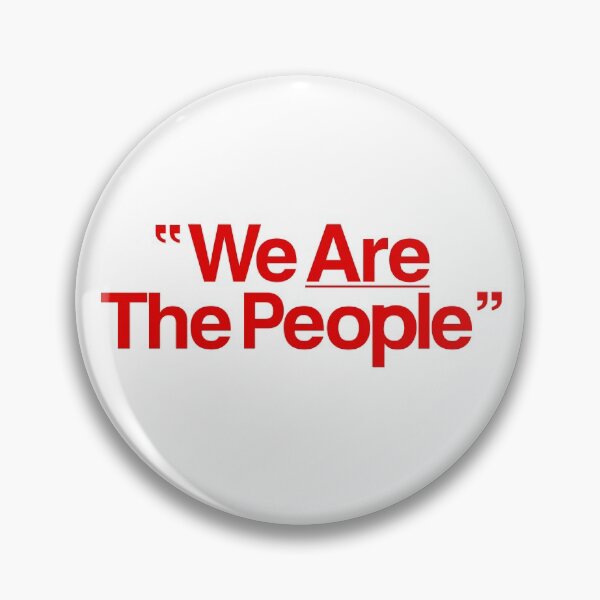 We Are The People Taxi Driver Pin