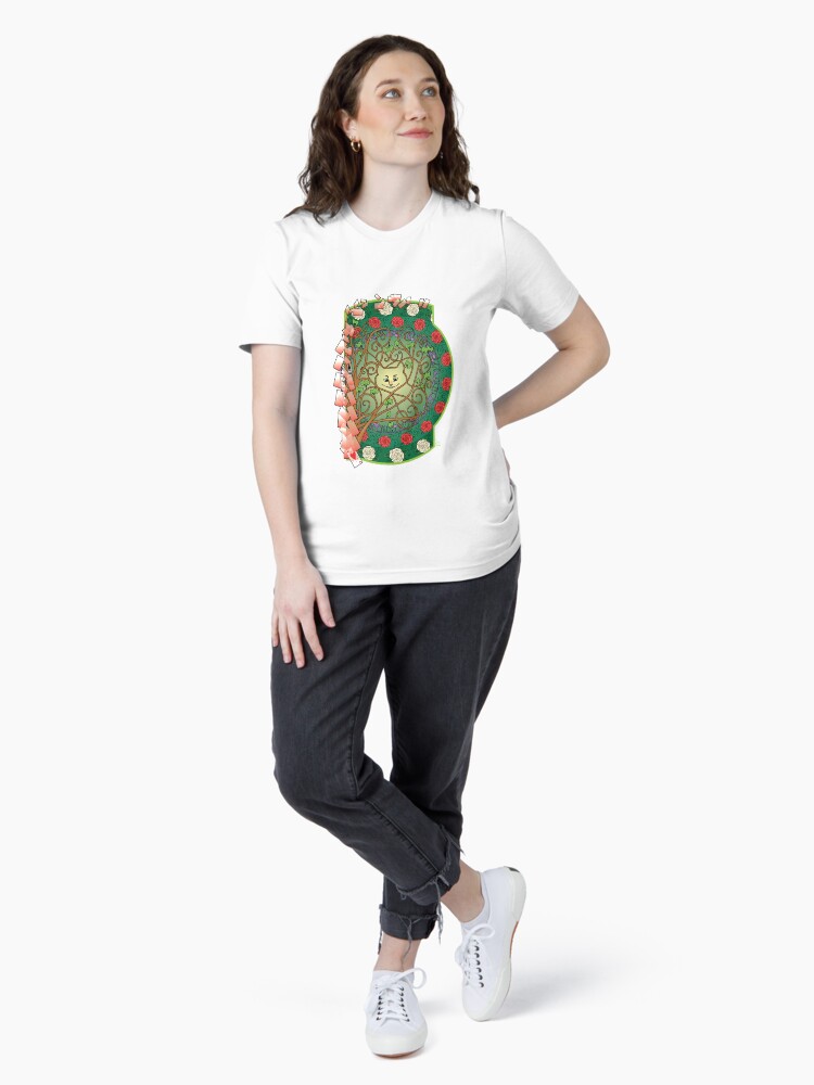 Thumbnail 4 of 7, Essential T-Shirt, Cat Nouveau designed and sold by ivrona.