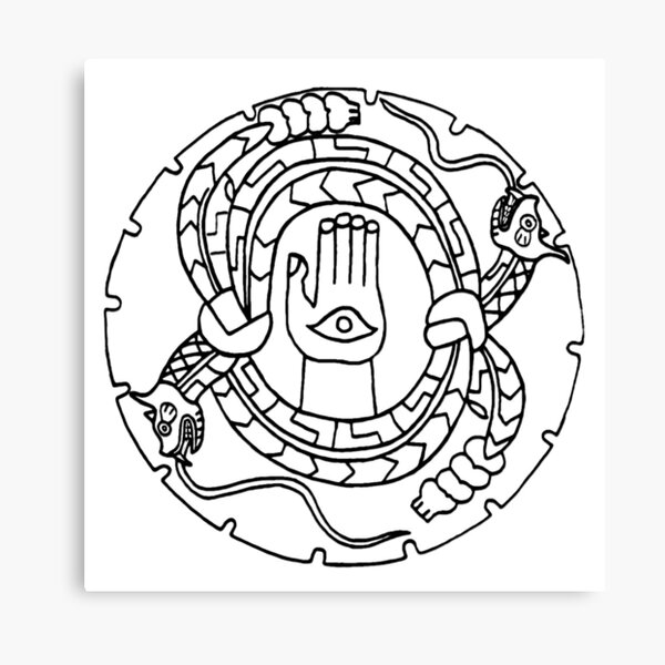 Item preview, Mississippian Rattlesnake Disk designed and sold by SeptimusT.