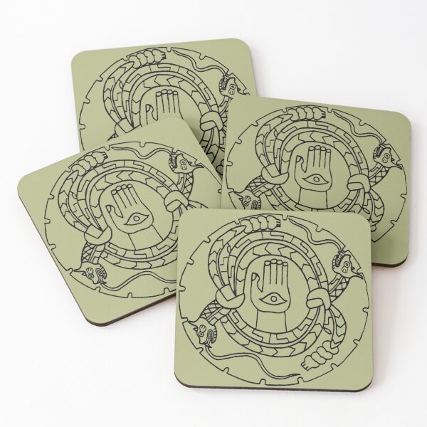 Item preview, Mississippian Rattlesnake Disk designed and sold by SeptimusT.