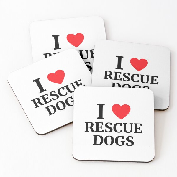 Item preview, I Love Rescue Dogs Heart  designed and sold by Vanover Designs.