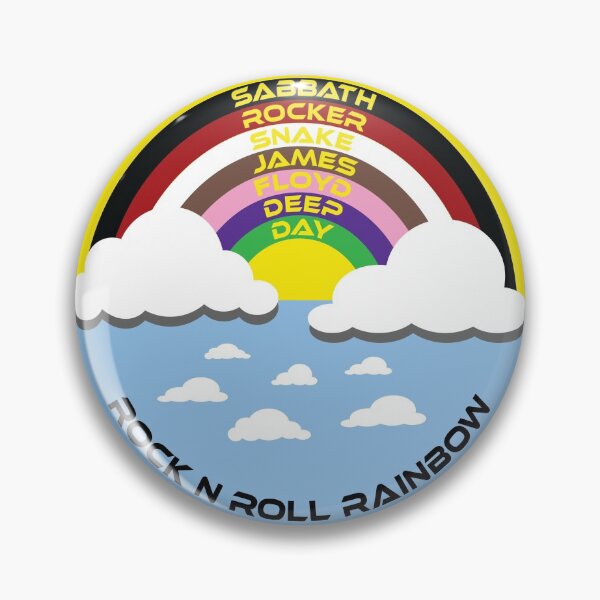 Rock n Roll Rainbow Pin