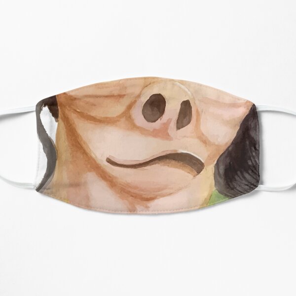 Beauty is in the eye of the beholder Flat Mask