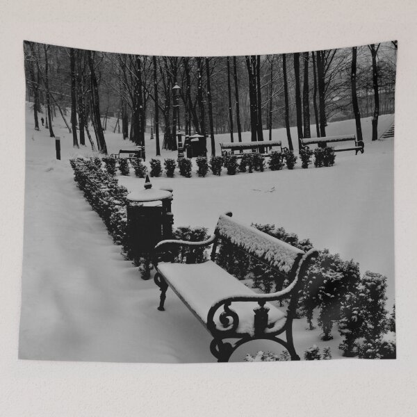 Item preview, Beautiful Snow in the Park designed and sold by MissVania Speaks.