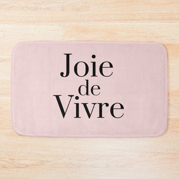 Item preview, Joie de Vivre - French Quote Pink Positivity Inspiring  designed and sold by Mars Babe.
