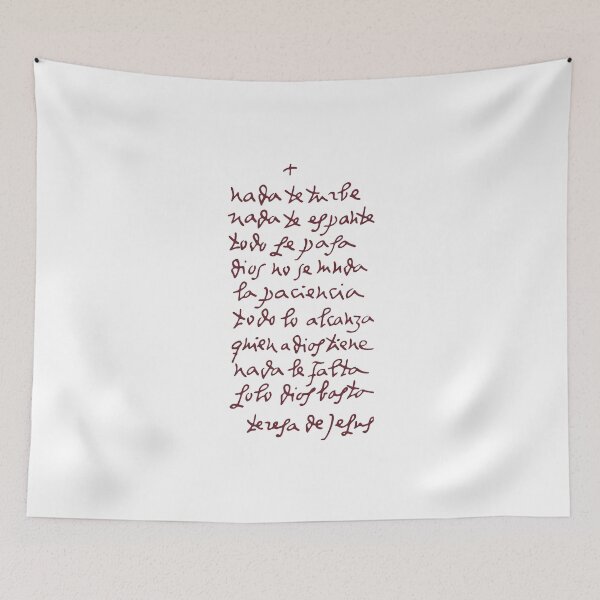 Item preview, Solo Dios basta (Let nothing disturb thee) designed and sold by twgcrazy.