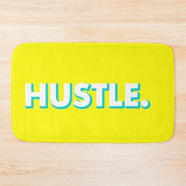 Item preview, HUSTLE in yellow designed and sold by SquareClub.