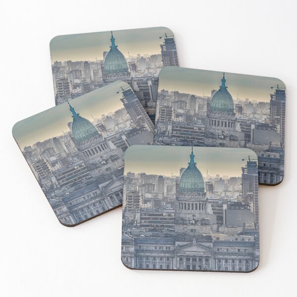 Item preview, Buenos Aires Argentina Cityscape Aerial View  designed and sold by DFLC Prints.