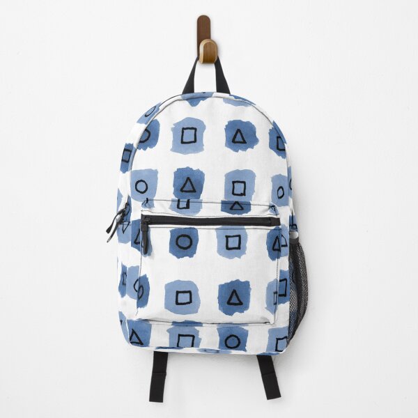 Item preview, Abstract geometric blue pattern designed and sold by Aidi Riera.