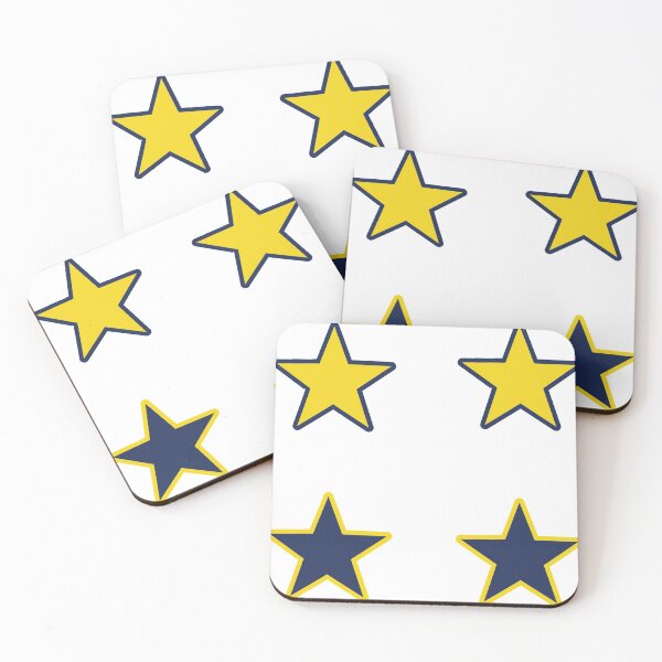 Item preview, blue and yellow stars designed and sold by sophieromiller.