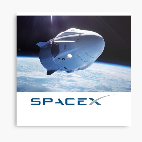 SpaceX Dragon Metal Print