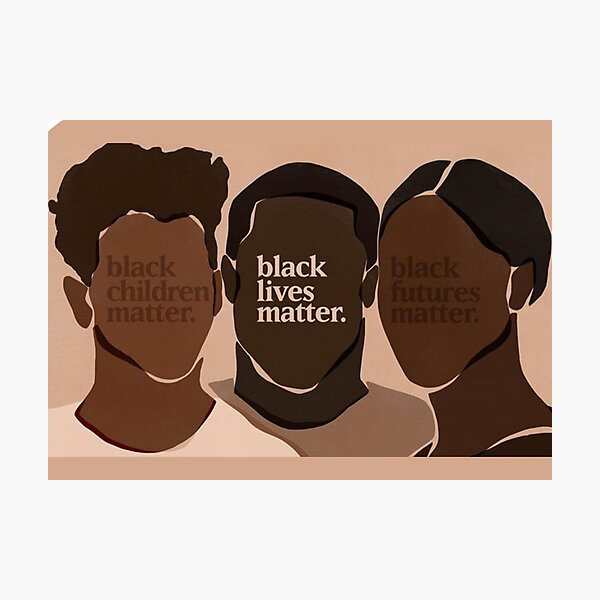 Black lives matter. Photographic Print