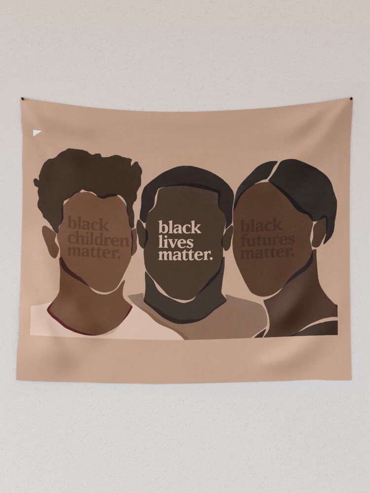 Black lives matter. Tapestry by ChienVegan Redbubble