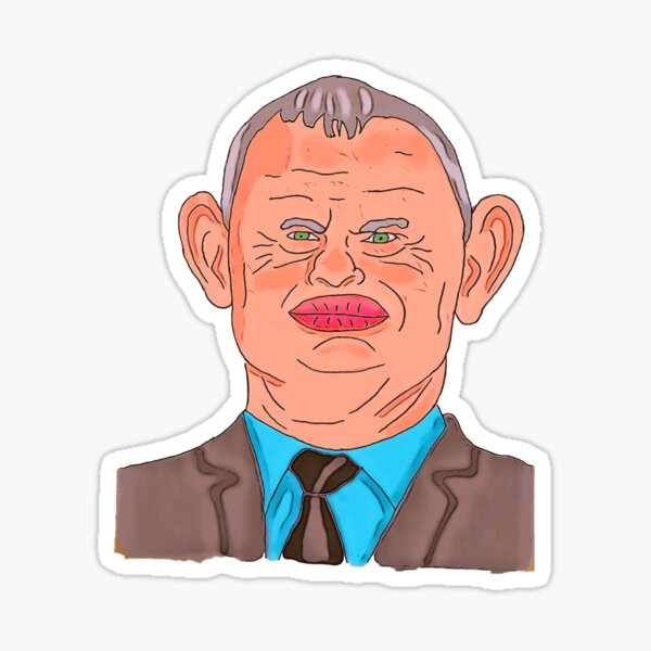 Doc Martin Martin Clunes Funny Drawing Sticker