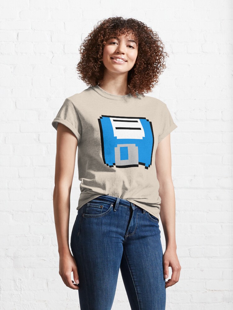 "Floppy Disk Blue" Tshirt by paithagoras Redbubble