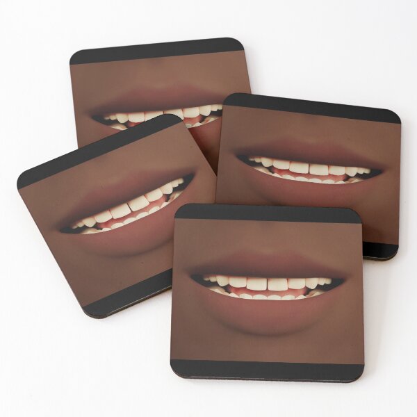 Item preview, big beautiful smile  (female dark-skinned version) designed and sold by DottedYeti.