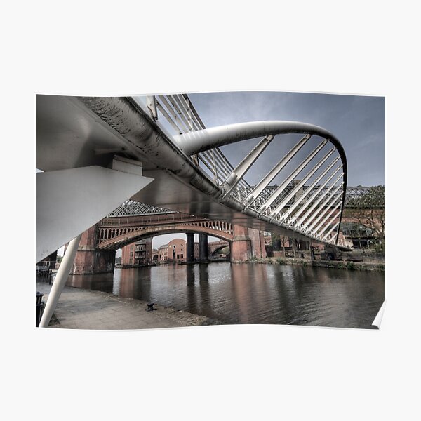 Merchants Bridge, Castlefield Area of Manchester Poster