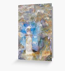 Lighthouse on Stone Greeting Card