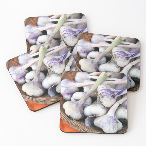 Item preview, Organic Farmer's Market Fresh Vegetable Garlic Bulb designed and sold by Kevin Miller Photography.