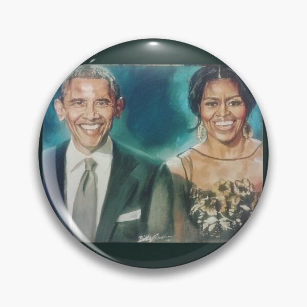 Item preview, Barack and Michelle Obama designed and sold by Portraits by Billy H. Jackson.