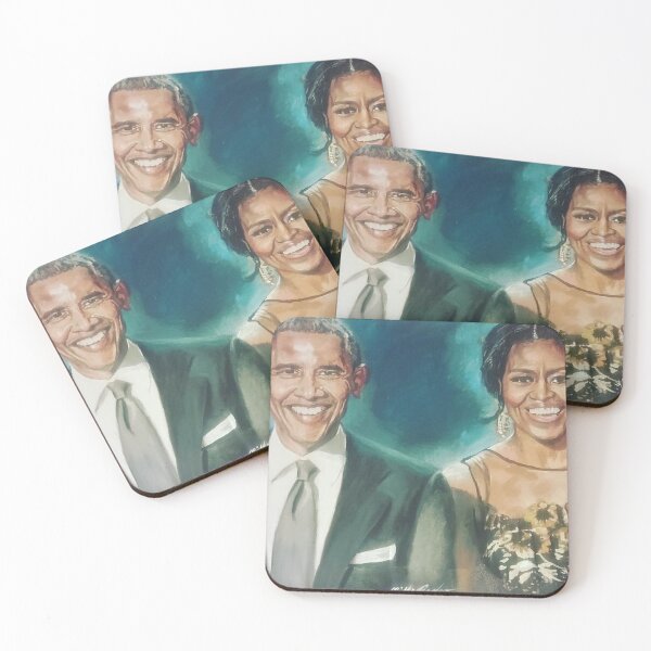 Item preview, Barack and Michelle Obama designed and sold by Portraits by Billy H. Jackson.