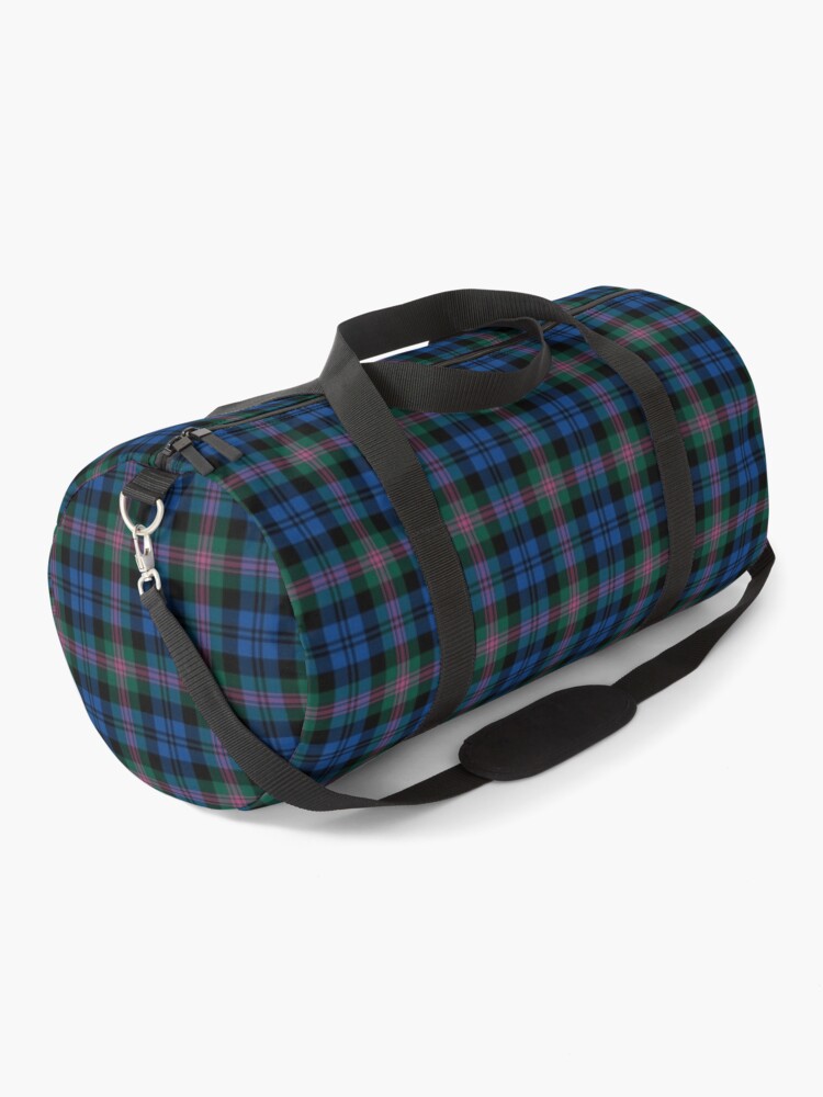 tartan duffle bag