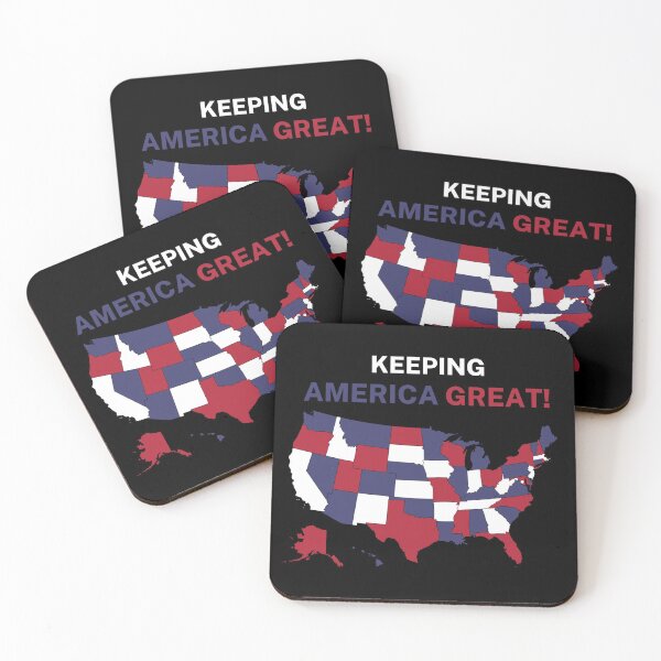 Artikelvorschau, Keeping America Great & US-Staatskarte entworfen und verkauft von InVisibleColors.