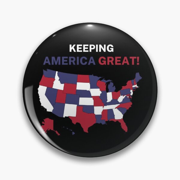 Artikelvorschau, Keeping America Great & US-Staatskarte entworfen und verkauft von InVisibleColors.