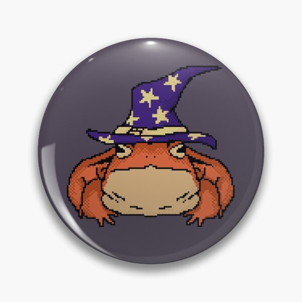 Item preview, Tomato Frog Wizard Pixel Art designed and sold by Ronnie1107.