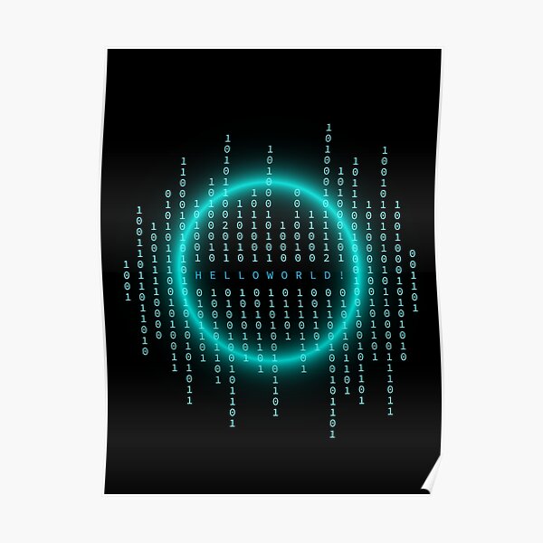 "Hello World Meme " Poster by Lynjones819 | Redbubble